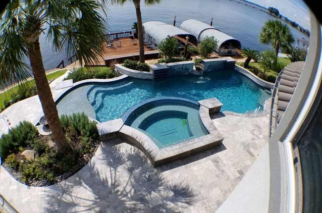 Modern Geometric Pool